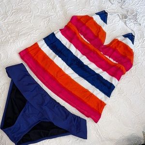 Chaps tankini mixed set